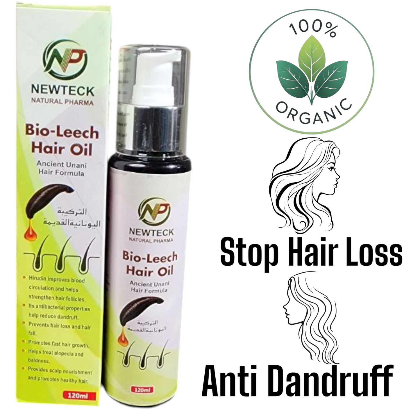 Bio Leech Hair Oil First Ever Unani Formula in Pakistan